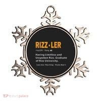 Rizzler Definition Funny Meme Quote Gen Z Alpha Rizz Up Ornament thumb 0