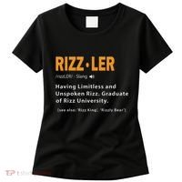 Rizzler Definition Funny Meme Quote Gen Z Alpha Rizz Up Women's T-Shirt thumb 0