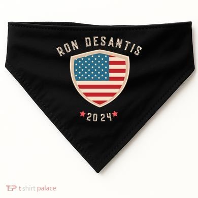 Ron Desantis For President 2024 USA-Made Doggie Bandana