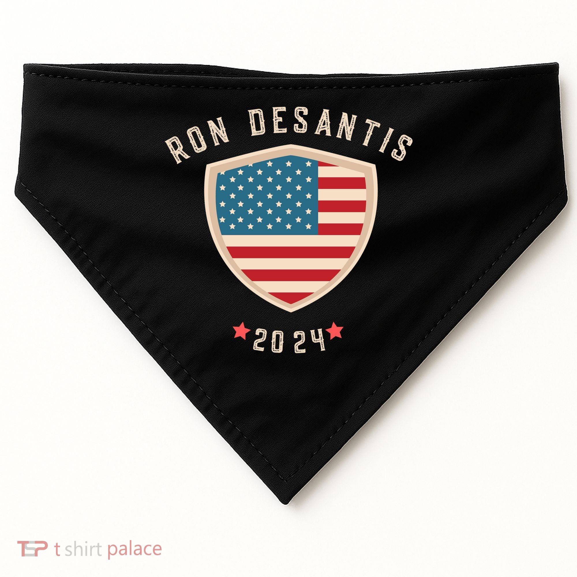 Ron Desantis For President 2024 USA-Made Doggie Bandana