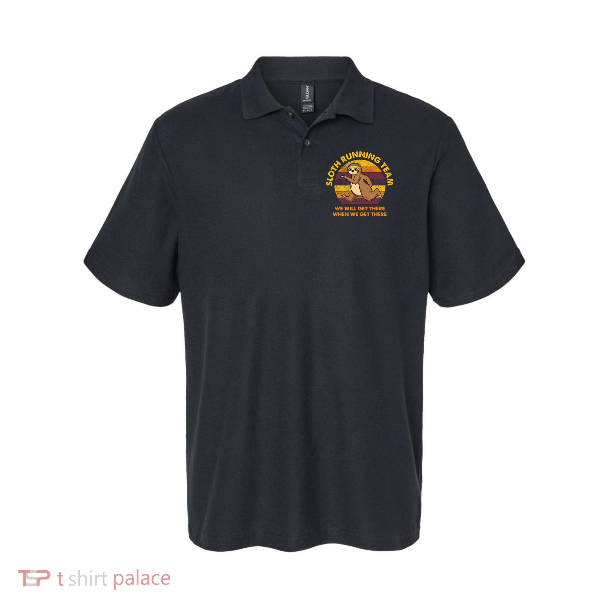 Rungry Definition Funny Runner Marathon Quote Love Running Polo
