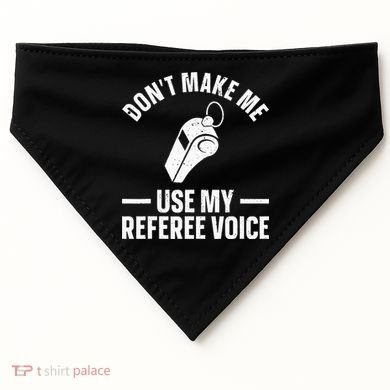 Referee Design For Reffing Ref Sport Referee USA-Made Doggie Bandana