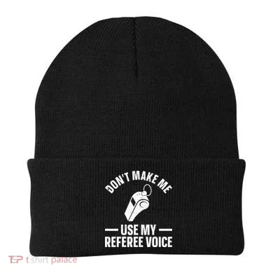 Referee Design For Reffing Ref Sport Referee Beanie