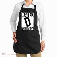 Rated D For Daddy Funny Gift For Dad Apron thumb 2