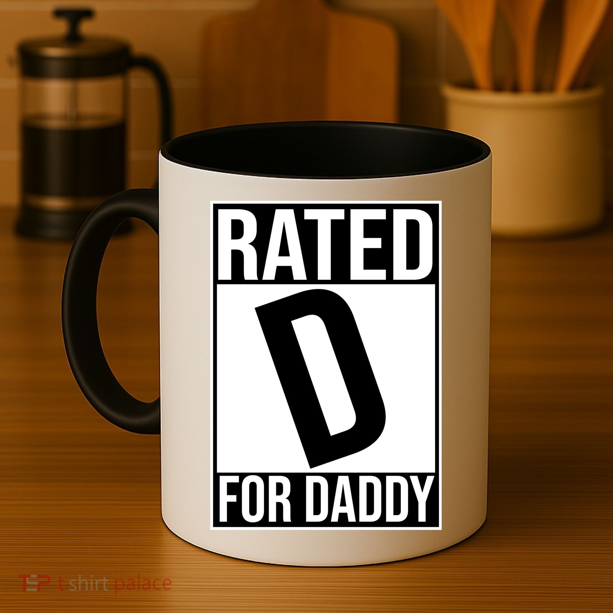 Rated D For Daddy Funny Gift For Dad Coffee Mug