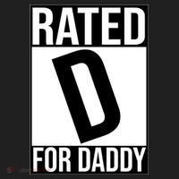 Rated D For Daddy Funny Gift For Dad Hat thumb 2