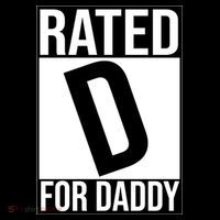Rated D For Daddy Funny Gift For Dad Tote Bag thumb 4