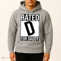 Rated D For Daddy Funny Gift For Dad Hoodie thumb 2