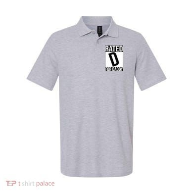 Rated D For Daddy Funny Gift For Dad Polo