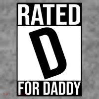 Rated D For Daddy Funny Gift For Dad Women's Hoodie thumb 2