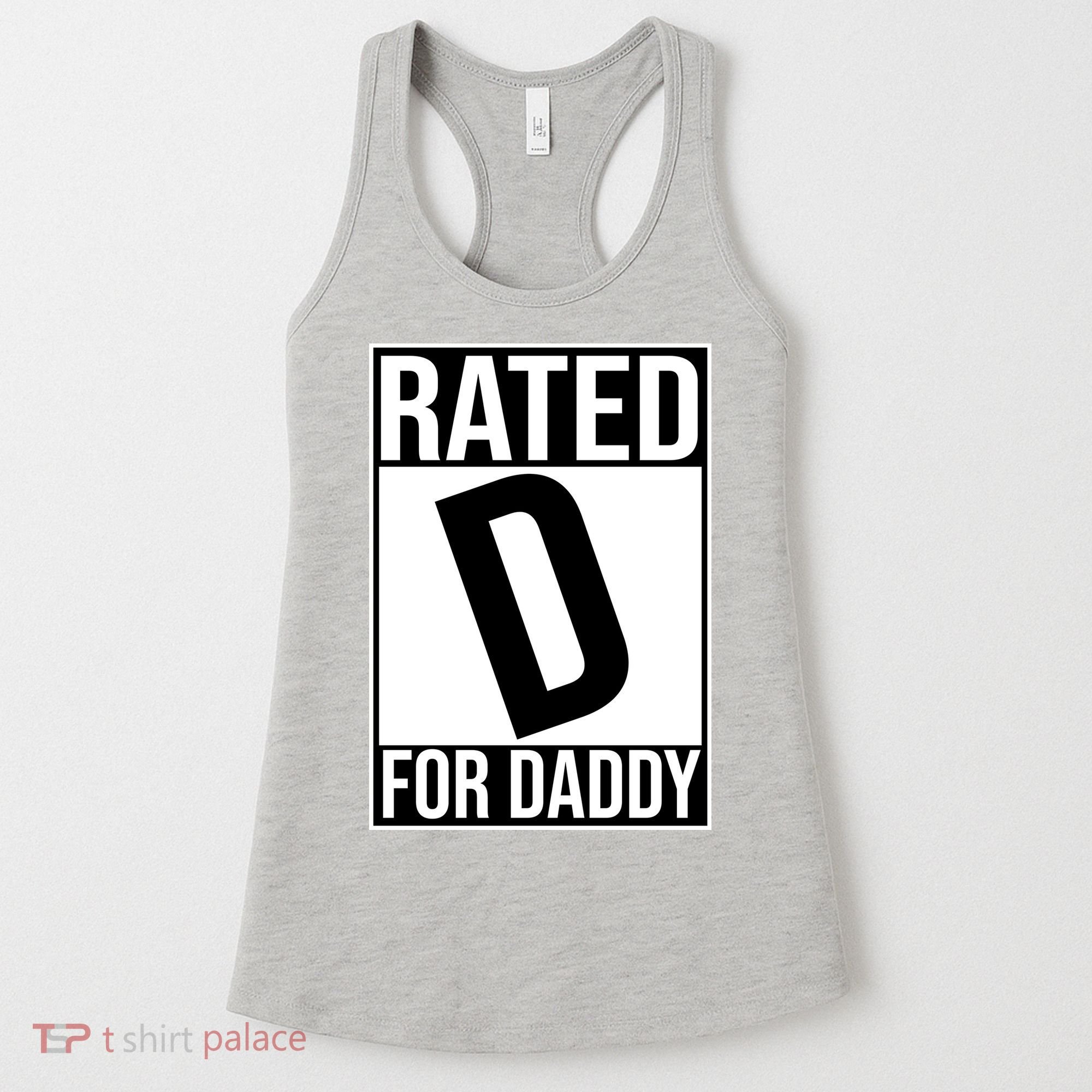 Rated D For Daddy Funny Gift For Dad Women's Tank Top