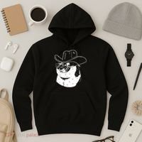 Rodeo Doge Funny Dogecoin Hoodie thumb 3