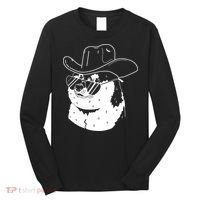 Rodeo Doge Funny Dogecoin Long Sleeve Shirt thumb 0