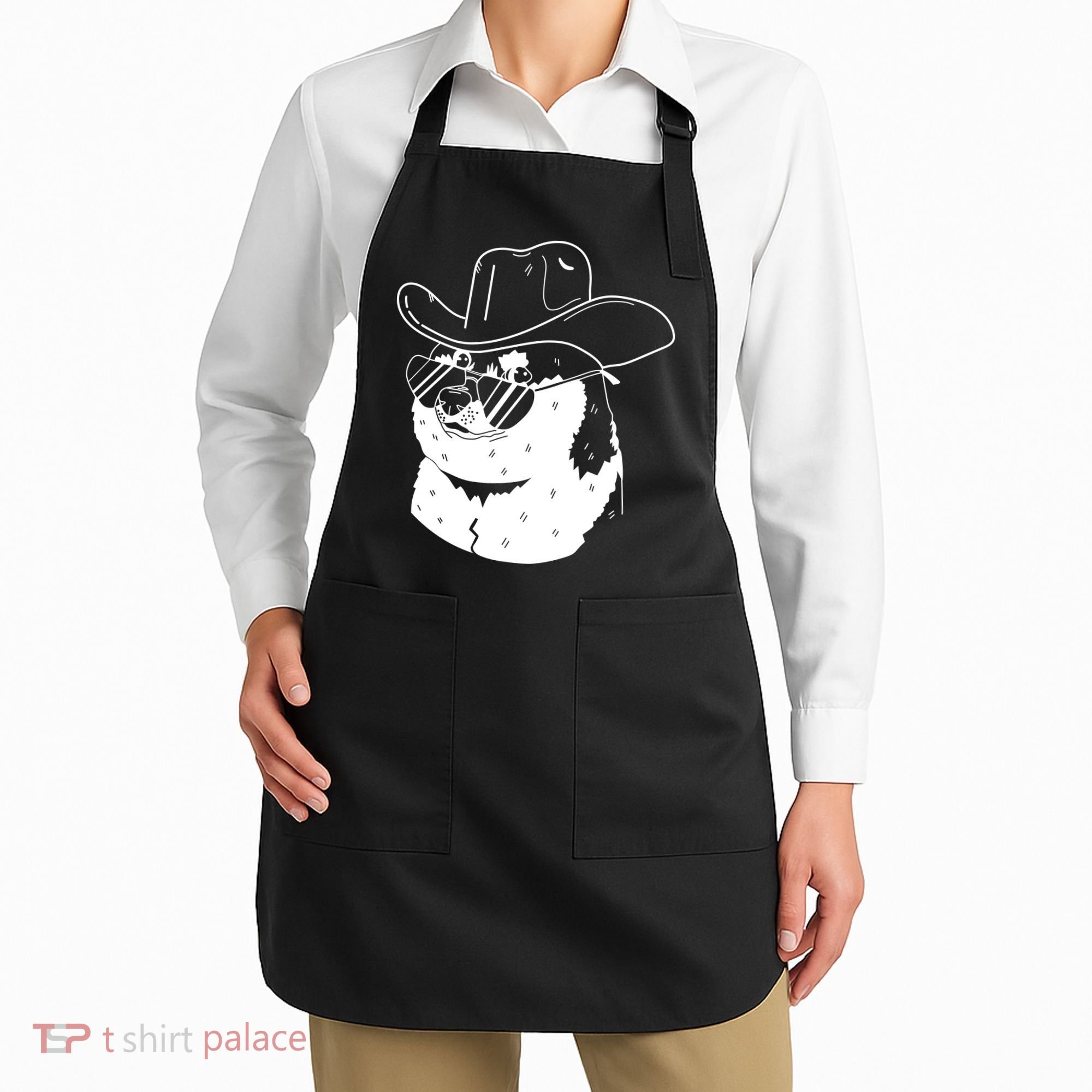 Rodeo Doge Funny Dogecoin Apron