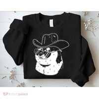 Rodeo Doge Funny Dogecoin Sweatshirt thumb 2