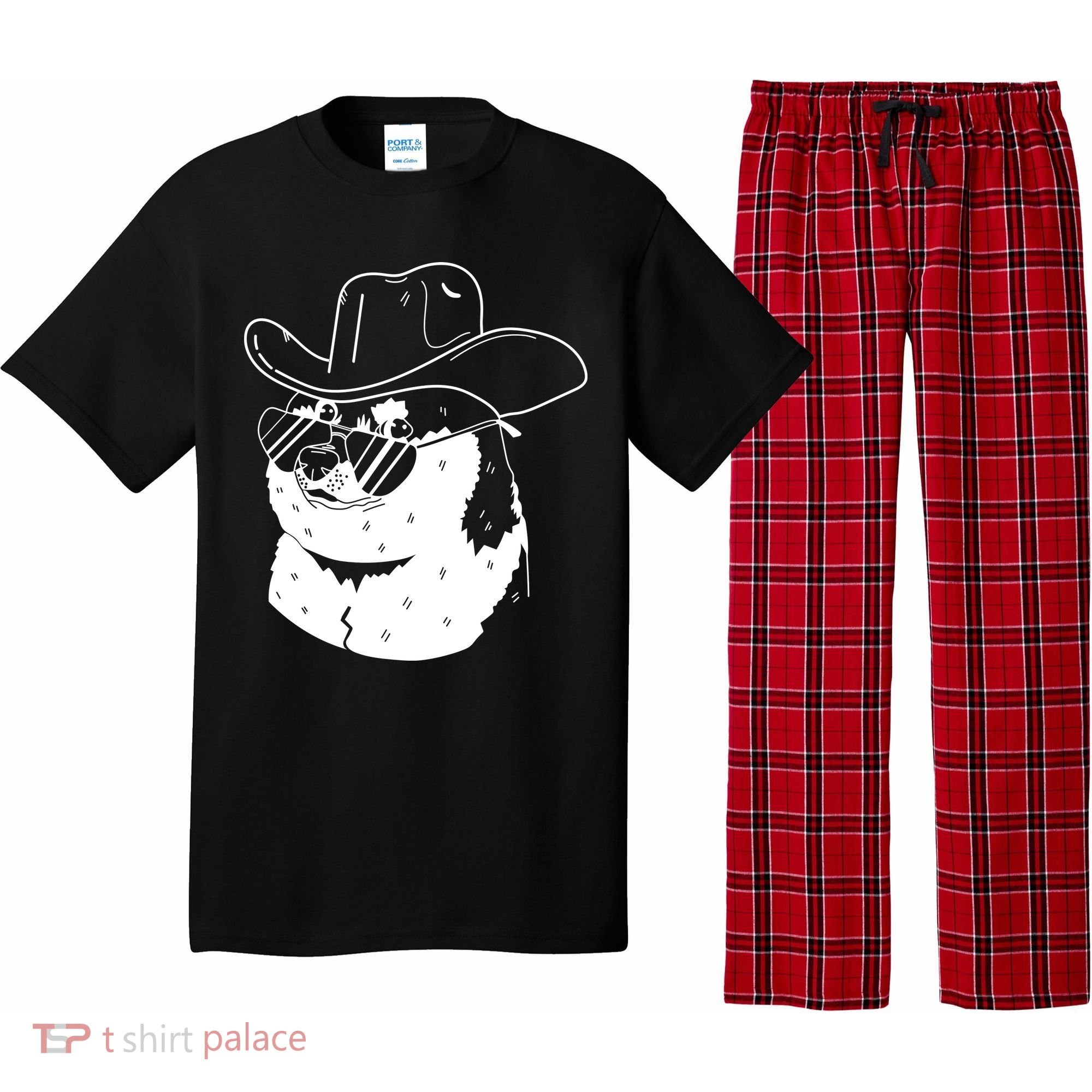 Rodeo Doge Funny Dogecoin Pajama Set