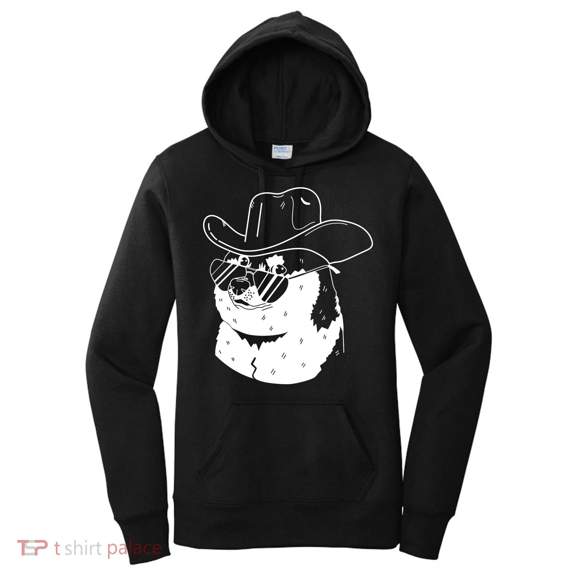 Rodeo Doge Funny Dogecoin Women's Hoodie