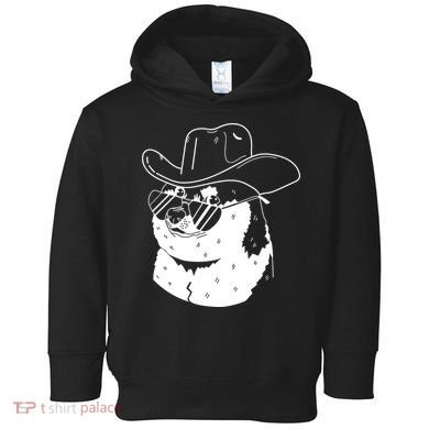 Rodeo Doge Funny Dogecoin Toddler Hoodie