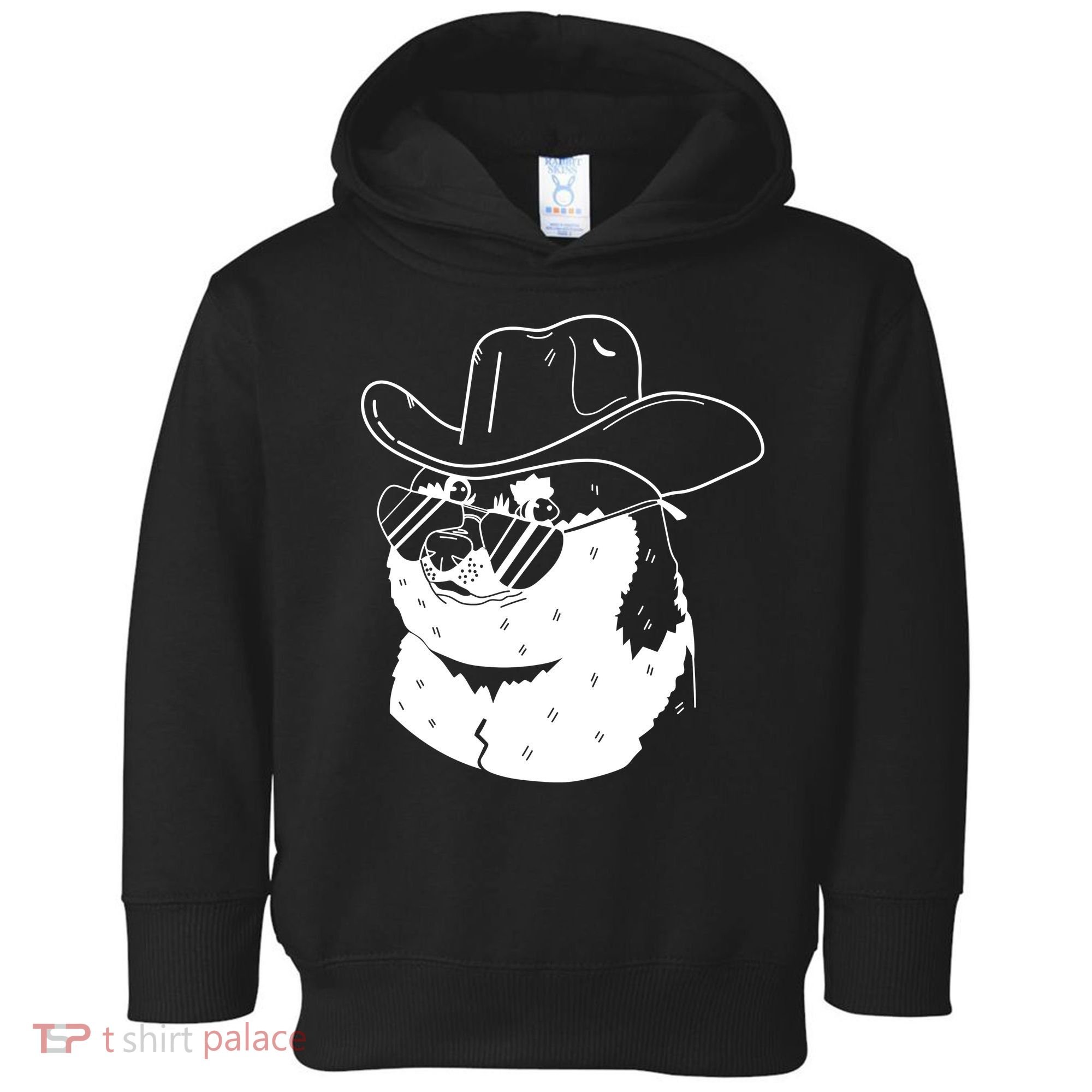 Rodeo Doge Funny Dogecoin Toddler Hoodie