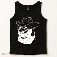 Rodeo Doge Funny Dogecoin Tank Top thumb 2