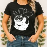 Rodeo Doge Funny Dogecoin Women's T-Shirt thumb 2