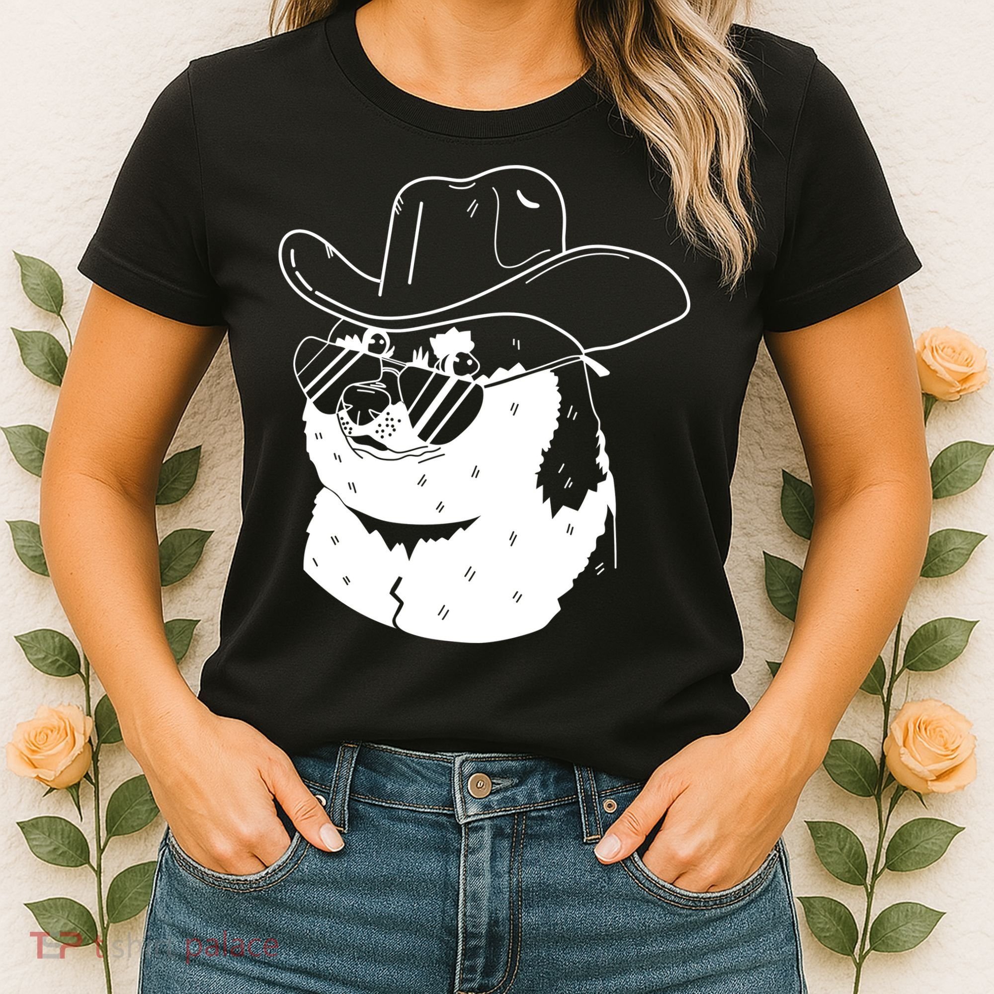 Rodeo Doge Funny Dogecoin Women's T-Shirt