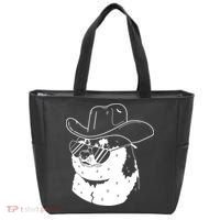 Rodeo Doge Funny Dogecoin Tote Bag thumb 0