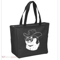 Rodeo Doge Funny Dogecoin Tote Bag thumb 2