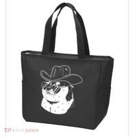 Rodeo Doge Funny Dogecoin Tote Bag thumb 3