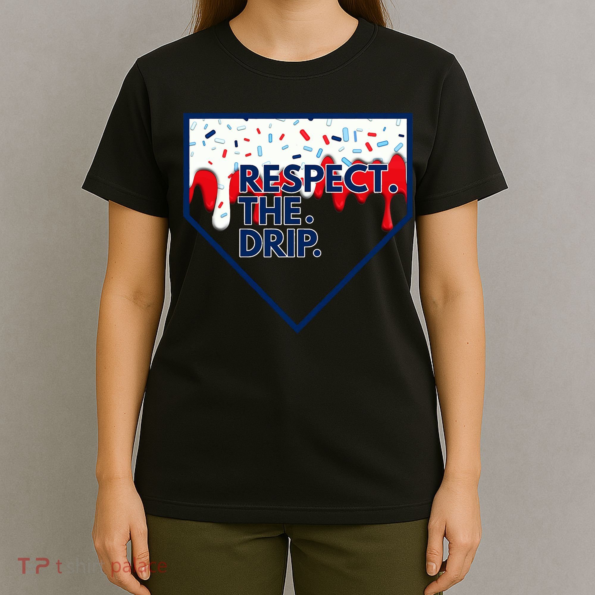 Respect Drip For Ice Cream Spinkle T-Shirt