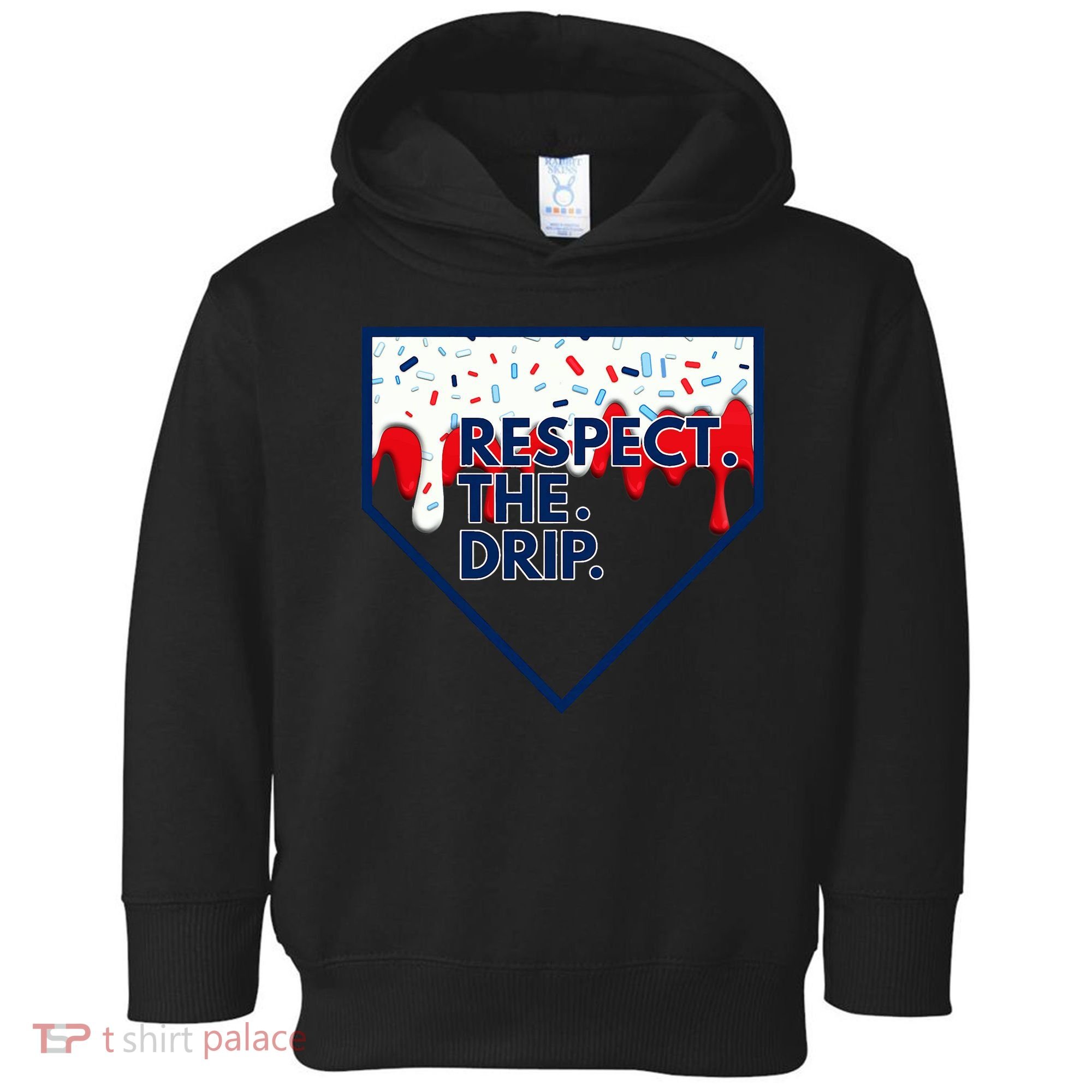 Respect Drip For Ice Cream Spinkle Toddler Hoodie