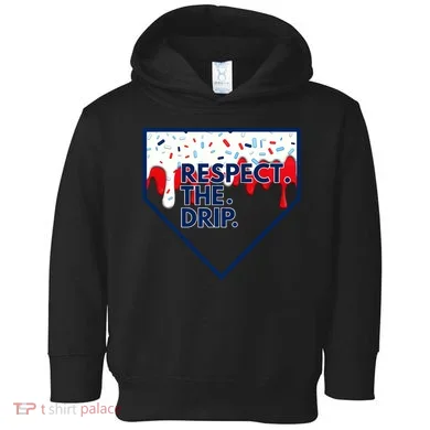 Respect Drip For Ice Cream Spinkle Toddler Hoodie