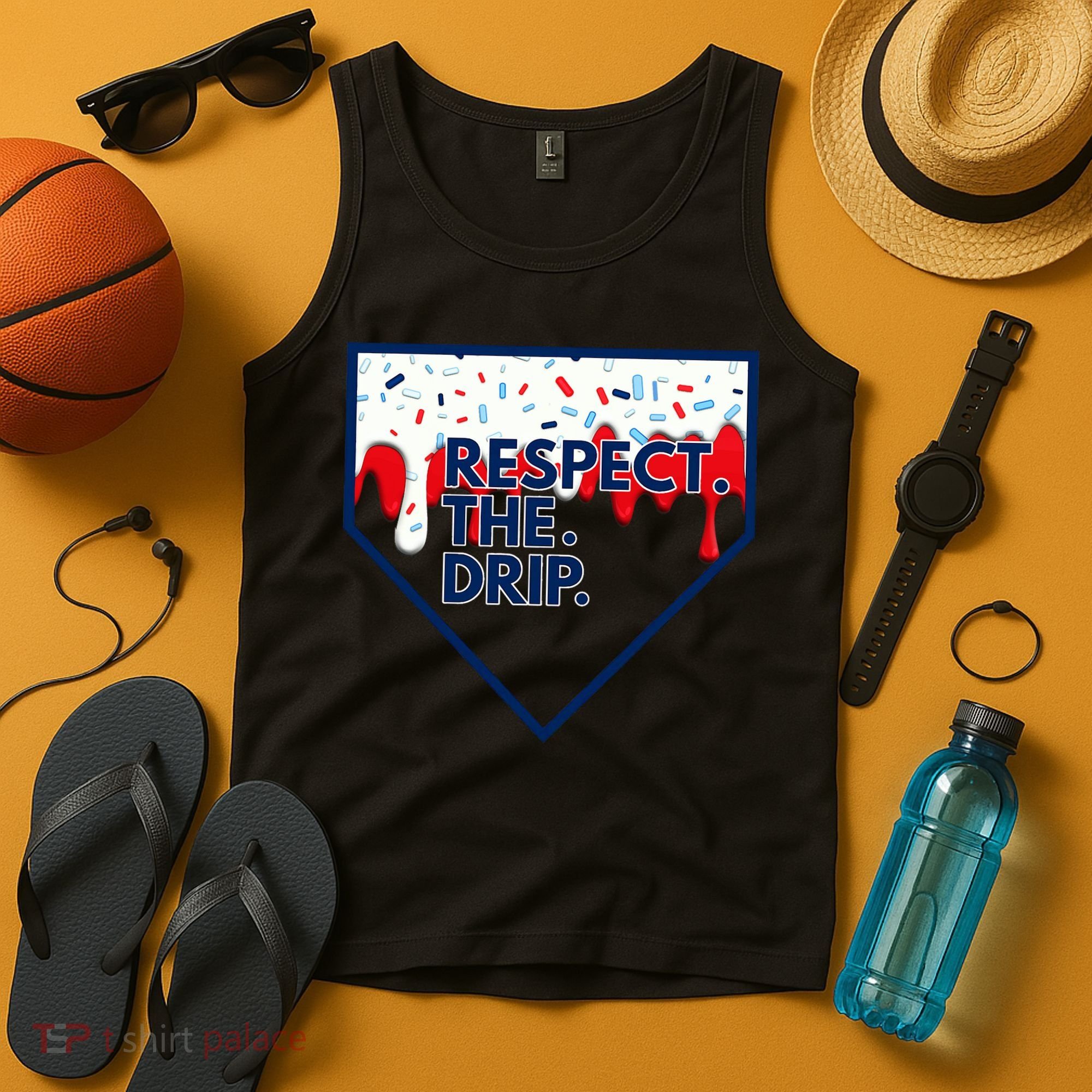 Respect Drip For Ice Cream Spinkle Tank Top
