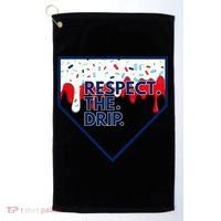 Respect Drip For Ice Cream Spinkle Golf Towel thumb 0