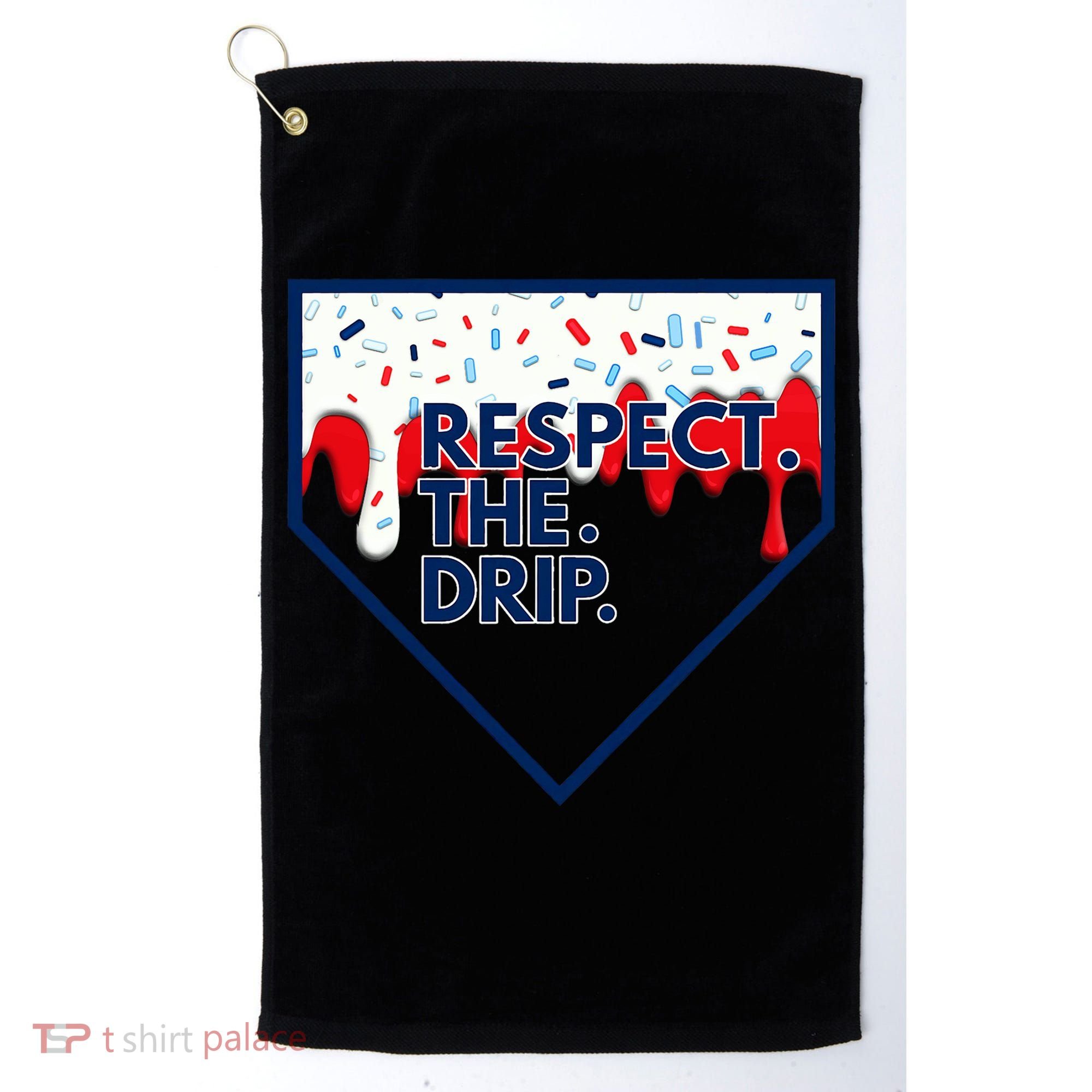 Respect Drip For Ice Cream Spinkle Golf Towel