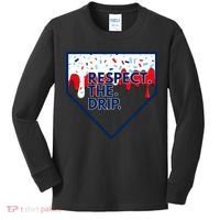Respect Drip For Ice Cream Spinkle Kids Long Sleeve Shirt thumb 0