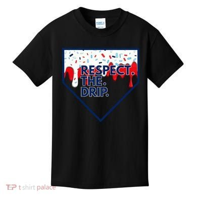 Respect Drip For Ice Cream Spinkle Kids T-Shirt