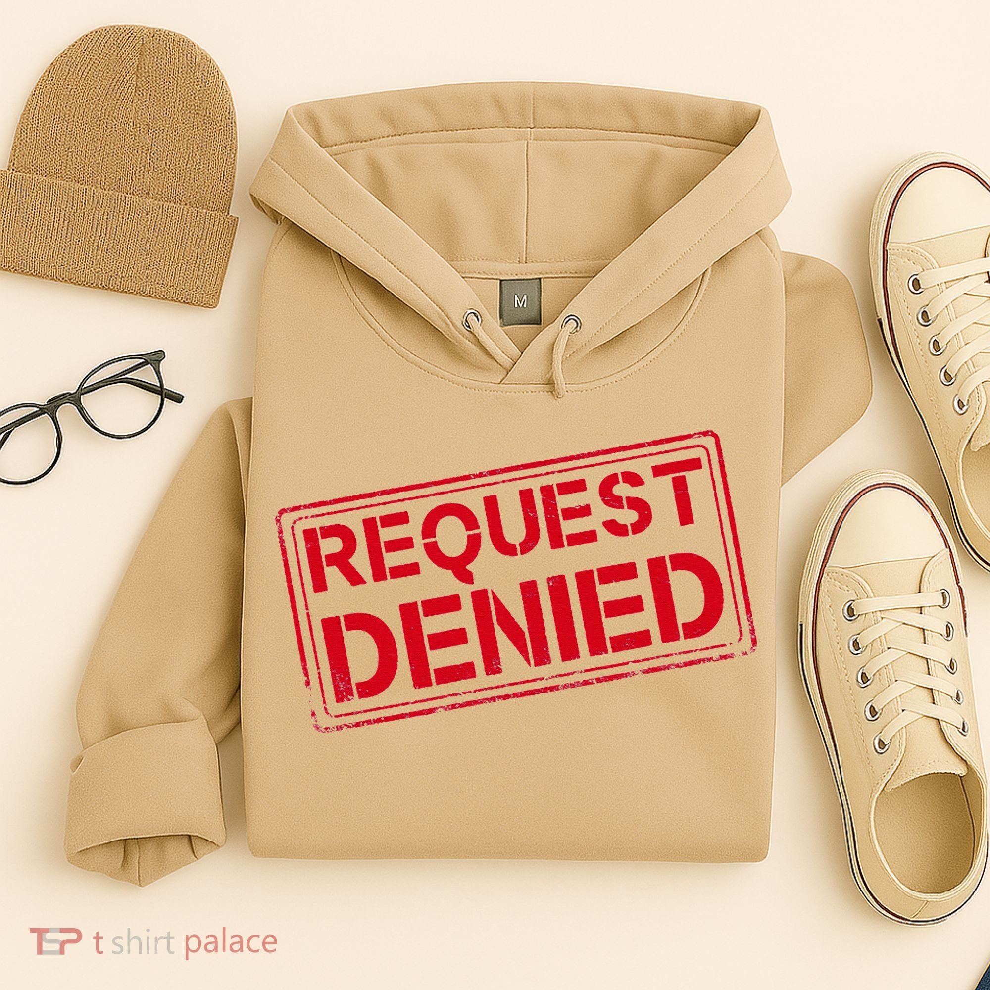 Request Denied Funny Dad Gift For Father On Fathers Day Hoodie