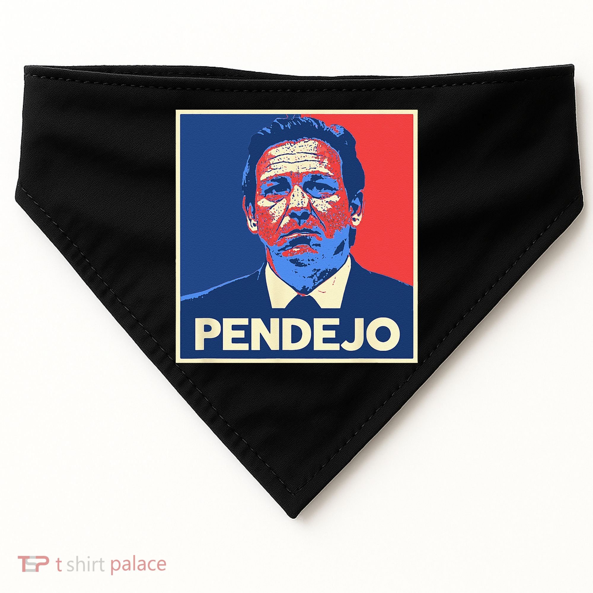 Ron DeSantis Florida Governor Pendejo Anti Desantis USA-Made Doggie Bandana