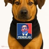 Ron DeSantis Florida Governor Pendejo Anti Desantis USA-Made Doggie Bandana thumb 1