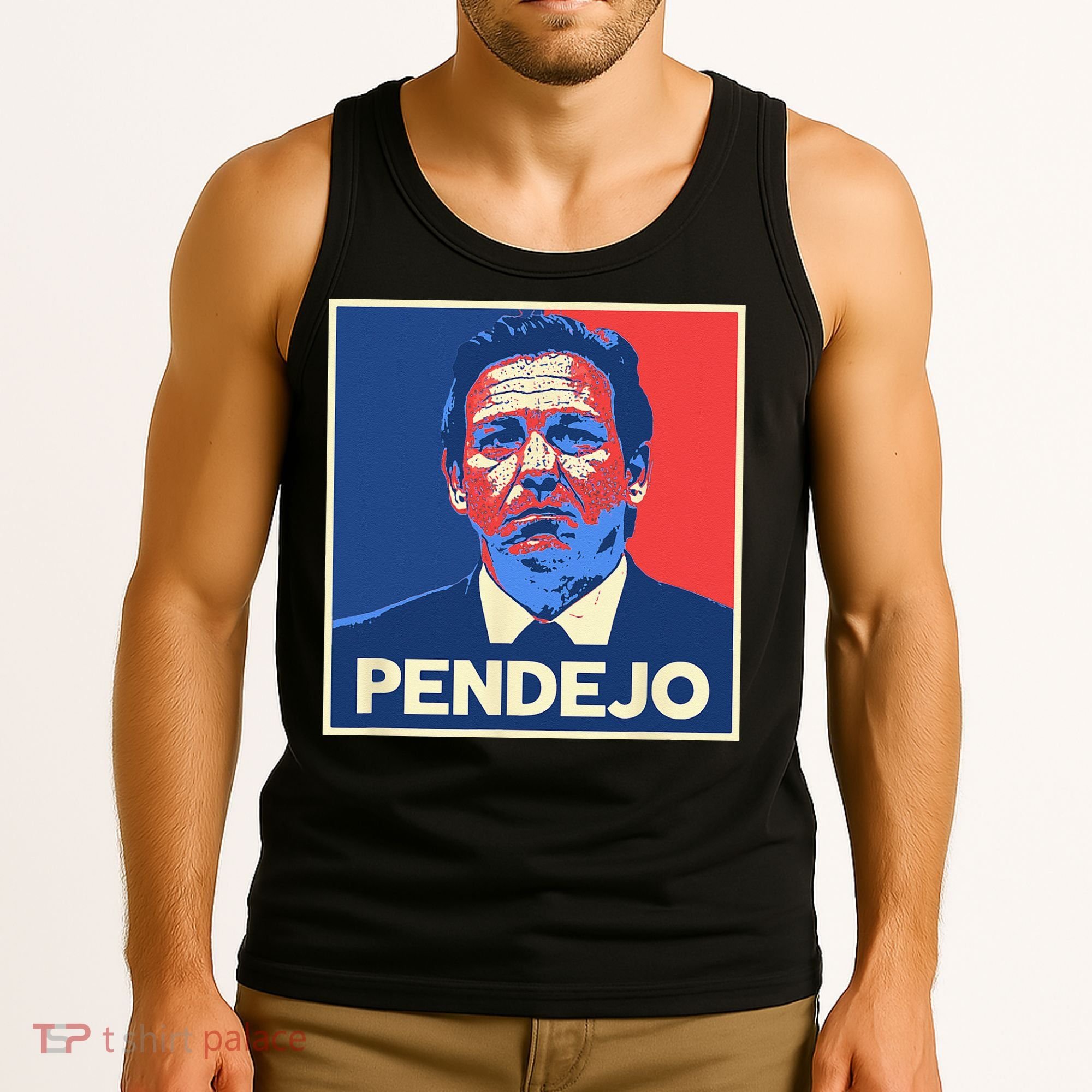 Ron DeSantis Florida Governor Pendejo Anti Desantis Tank Top