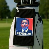 Ron DeSantis Florida Governor Pendejo Anti Desantis Golf Towel thumb 2