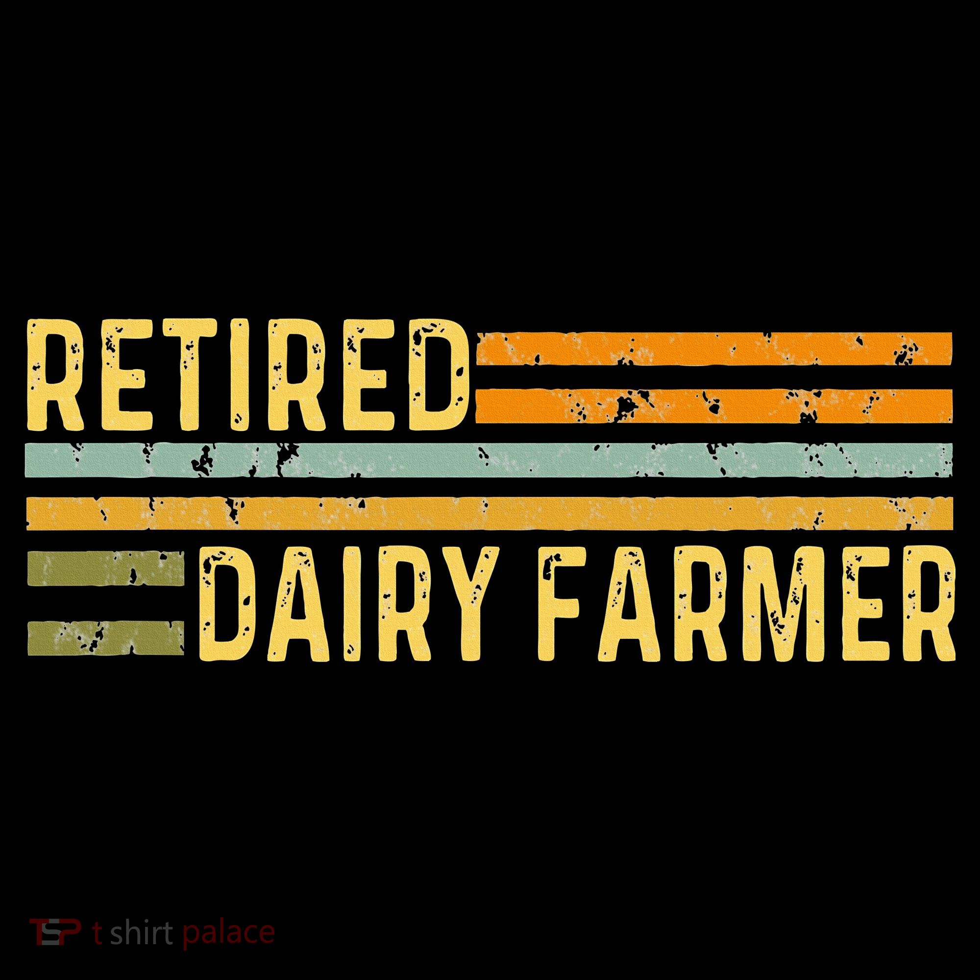 Retired Dairy Farmer Distressed Retirement Retire Cow Cattle Coaster