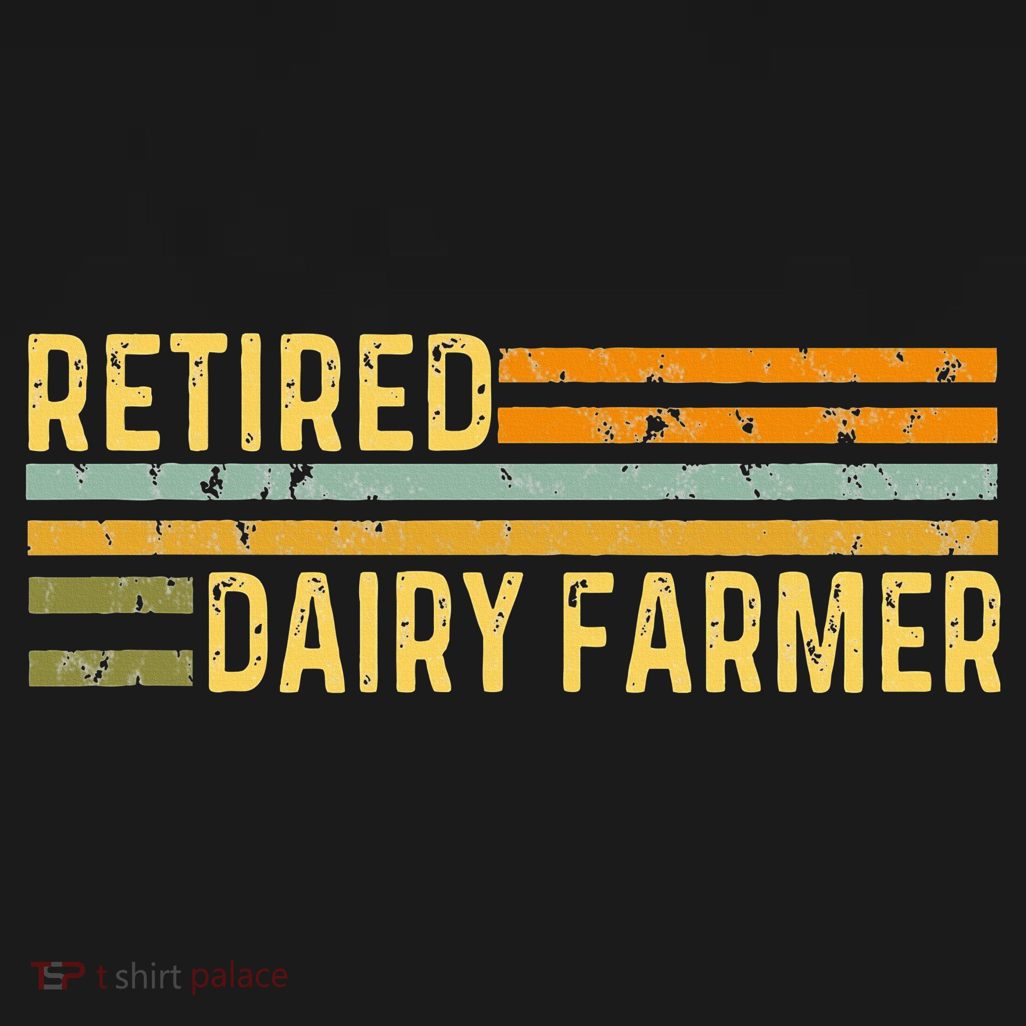 Retired Dairy Farmer Distressed Retirement Retire Cow Cattle Polo