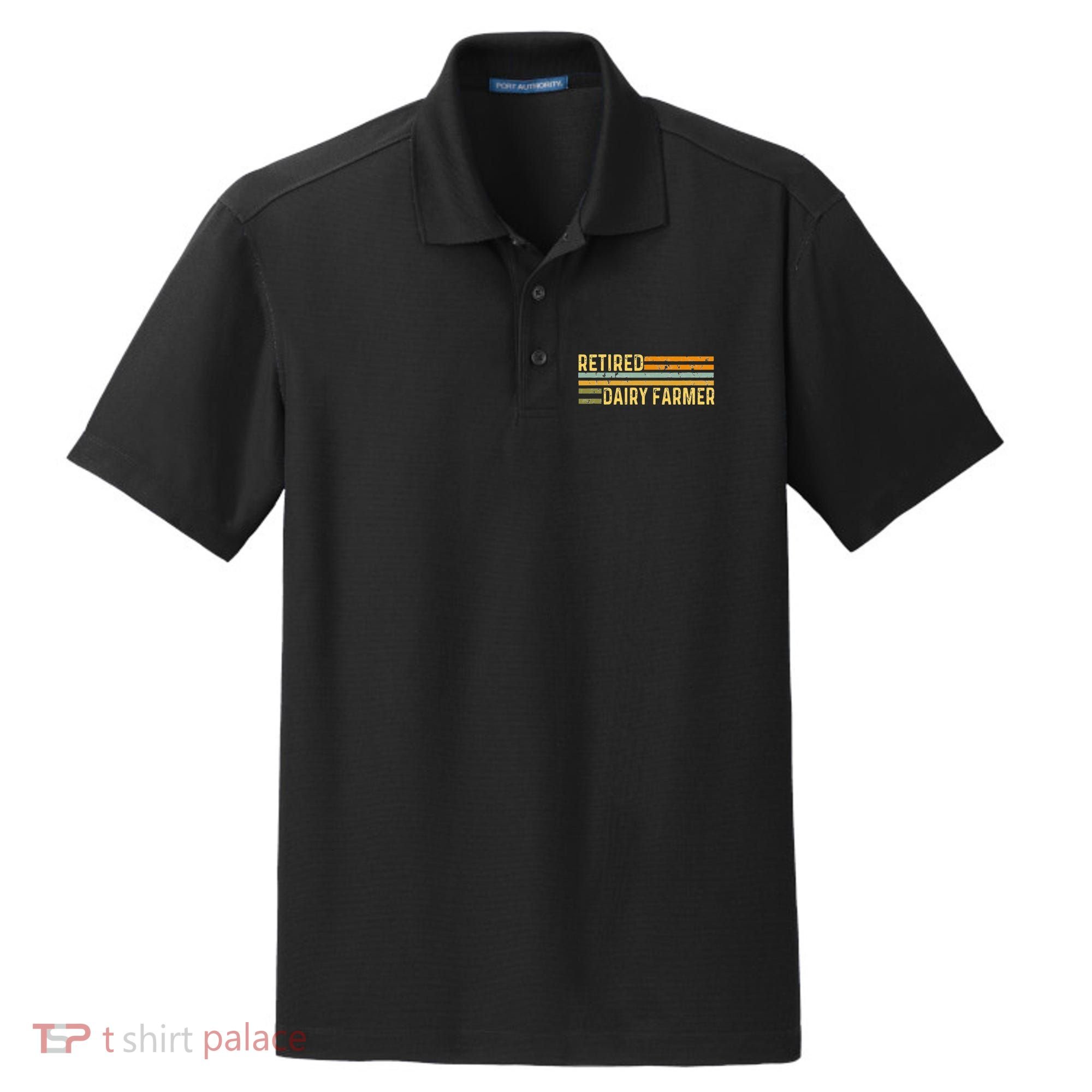 Retired Dairy Farmer Distressed Retirement Retire Cow Cattle Dry Zone Grid Polo