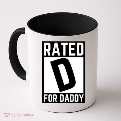 Rated D For Daddy Coffee Mug