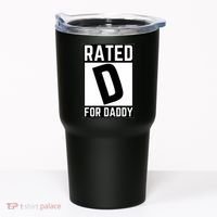 Rated D For Daddy Tumbler thumb 0
