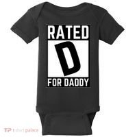 Rated D For Daddy Baby Bodysuit thumb 0