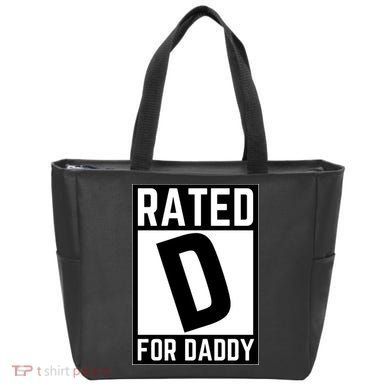 Rated D For Daddy Tote Bag