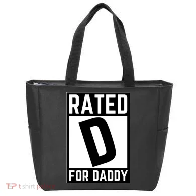 Rated D For Daddy Tote Bag